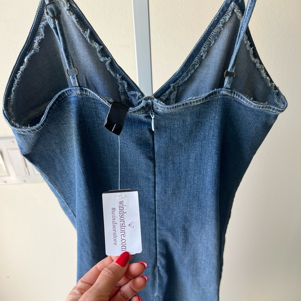 Denim Dream Mini Dress - Picture 4 of 7